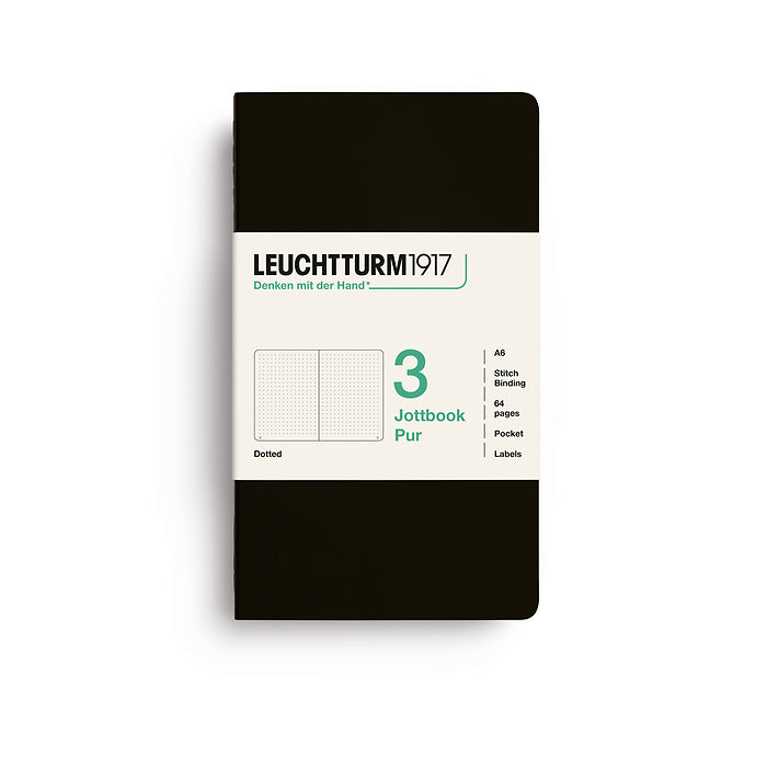 Leuchtturm1917 Medium Notebook- Bauhaus Black Dotted