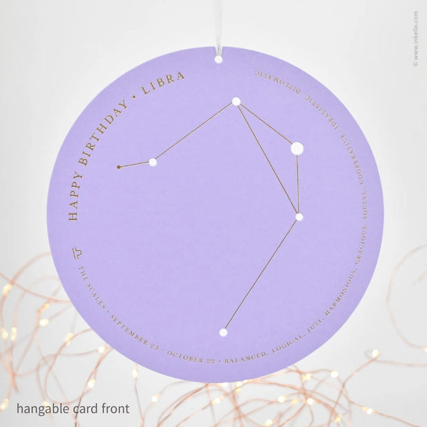 Birthday Constellation Cards