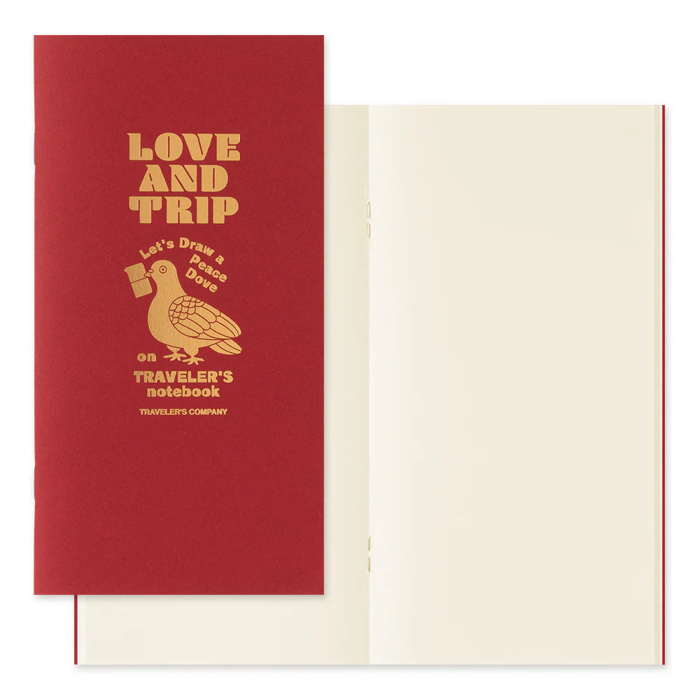 LIMITED EDITION Traveler's Notebook Love and Trip Refill