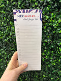 Hey-ey-ey-ey Don't Forget! Buffalo List Pad
