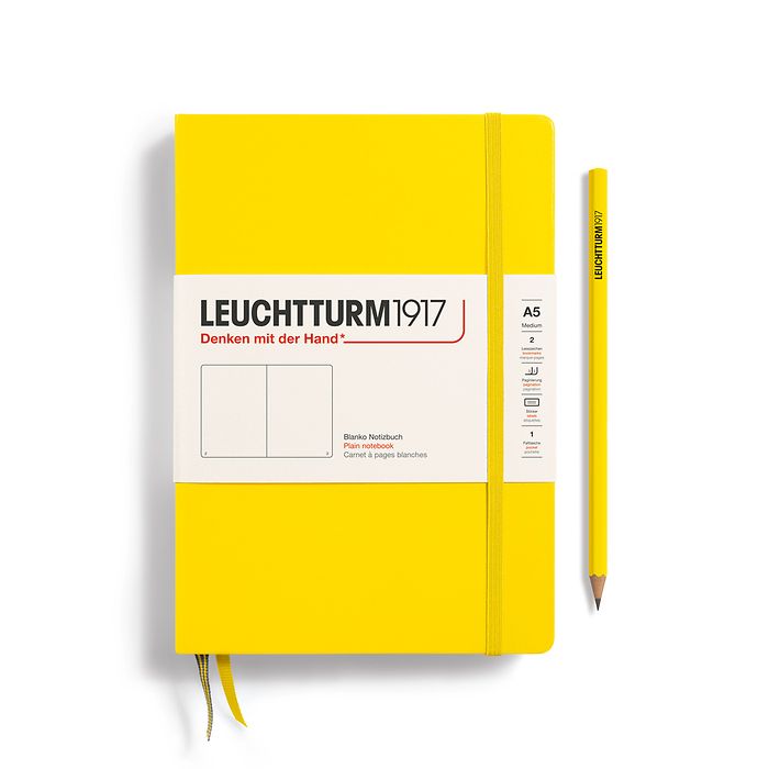 Leuchtturm1917 Medium Notebook - Lemon Plain