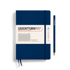 Leuchtturm1917 Medium Notebook - Navy Squared