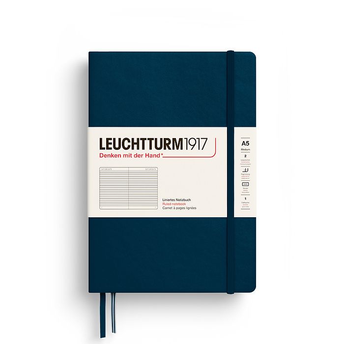 Leuchtturm1917 Medium Notebook- Deep Sea Ruled