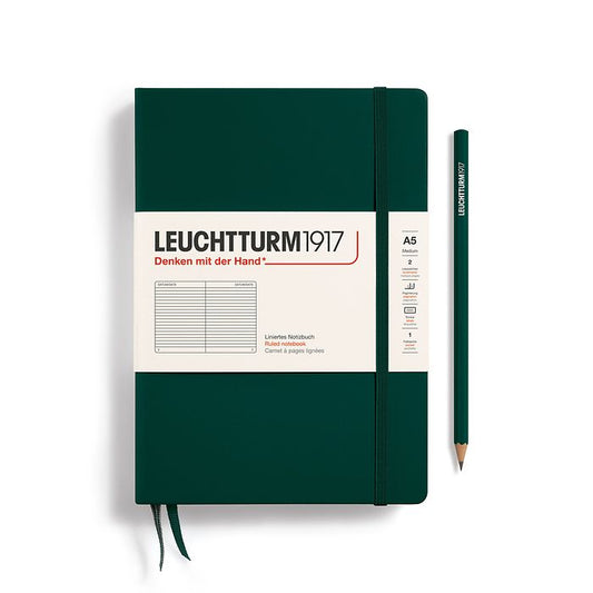 Leuchtturm1917 Medium Notebook- Forest Green Ruled