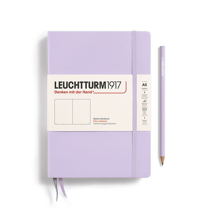 Leuchtturm1917 Medium Notebook - Lilac Plain