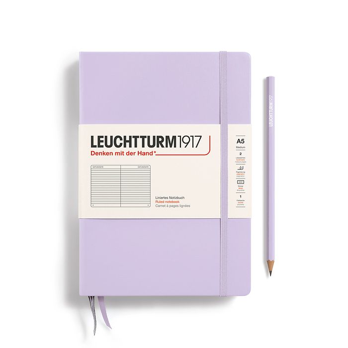 Leuchtturm1917 Medium Notebook- Lilac Ruled