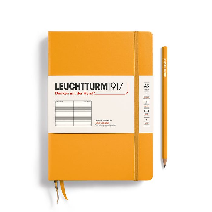 Leuchtturm1917 Medium Notebook- Rising Sun Ruled