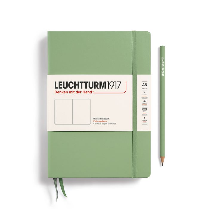 Leuchtturm1917 Medium Notebook- Sage Plain