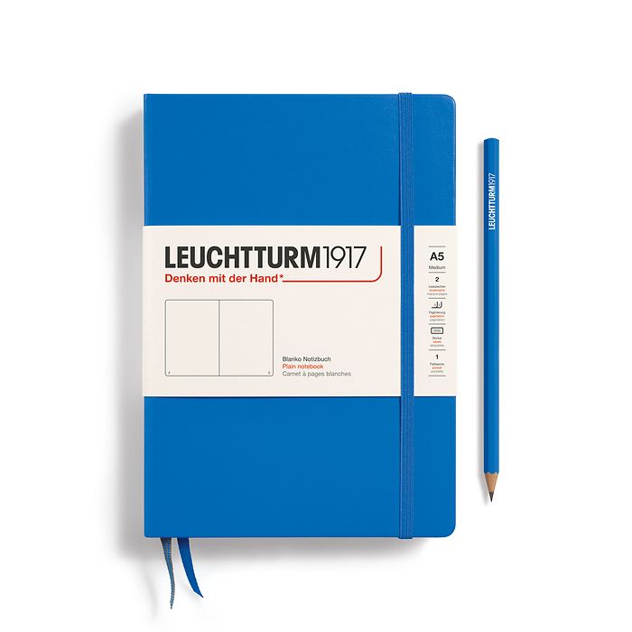 Leuchtturm1917 Medium Notebook- Sky Plain