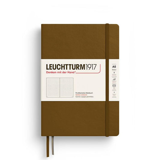 Leuchtturm1917 Medium Notebook- Spice Brown Dotted