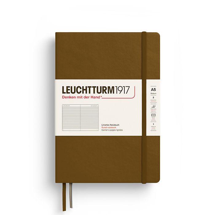 Leuchtturm1917 Medium Notebook- Spice Brown Ruled