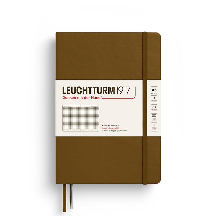 Leuchtturm1917 Medium Notebook- Spice Brown Squared