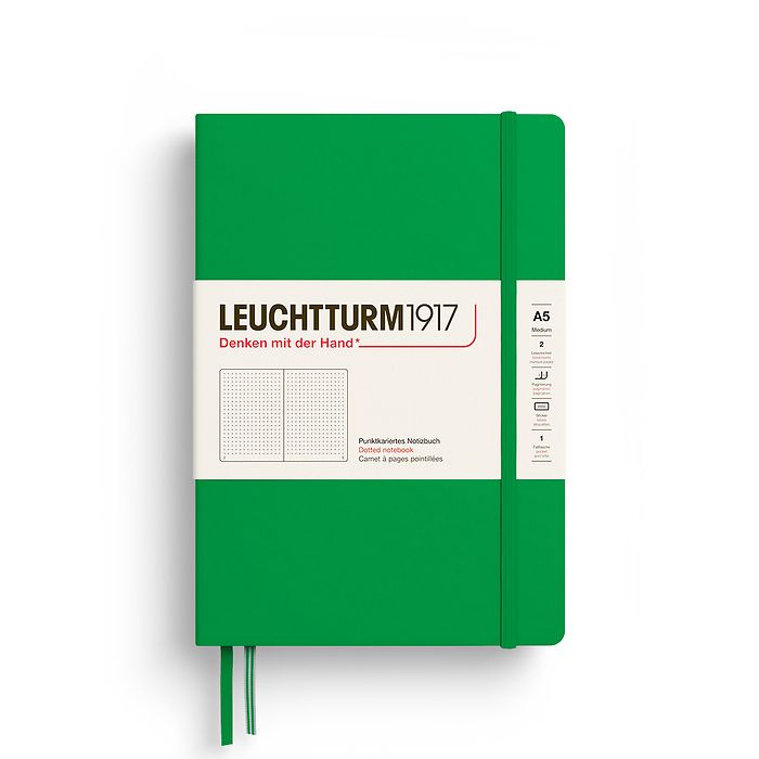 Leuchtturm1917 Medium Notebook- Spring Leaf Dotted