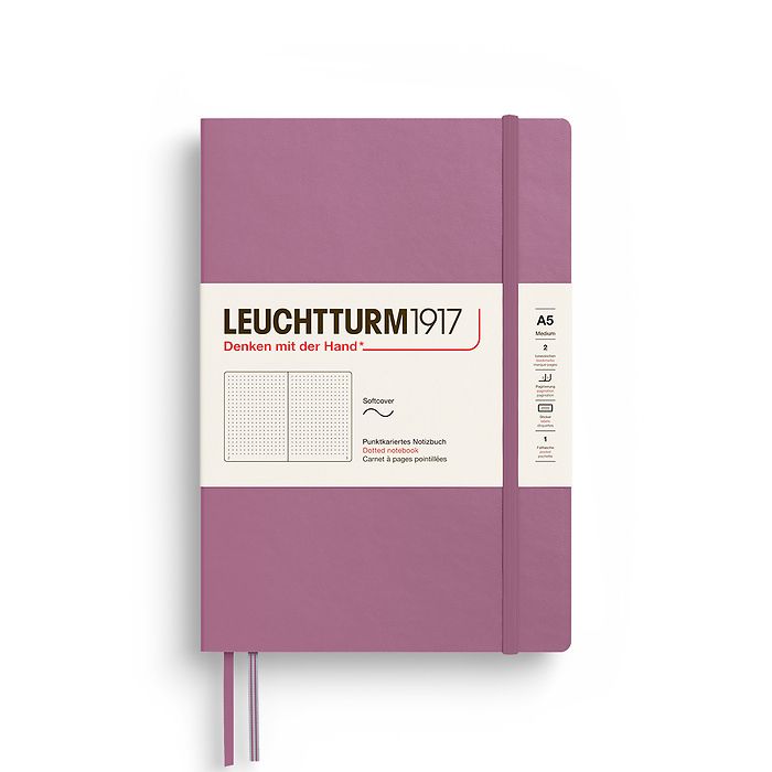 Leuchtturm1917 Medium Notebook - Dusty Rose Dotted