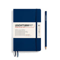 Leuchtturm1917 Paperback Notebook - Softcover Navy Ruled