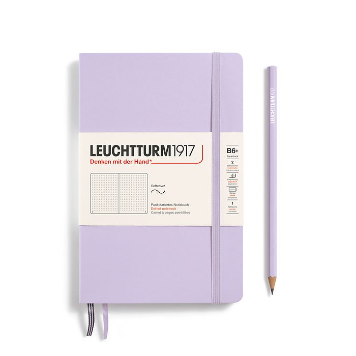 Leuchtturm1917 Paperback Notebook- Softcover Lilac Dotted