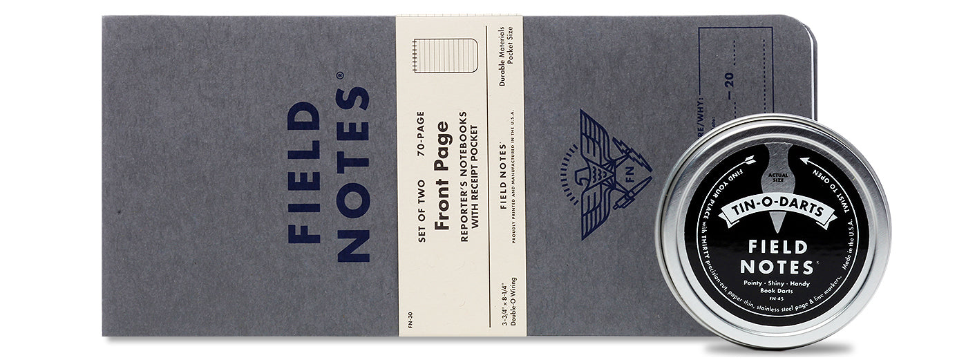 Field Notes Front Page Reporter's Notebooks