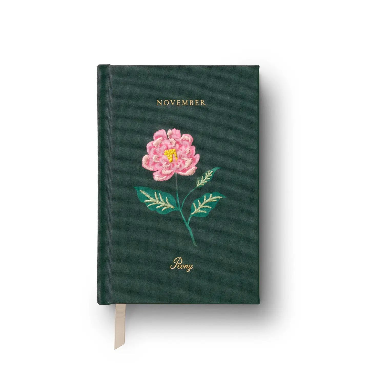 November Birth Month Mini Embroidered Journal