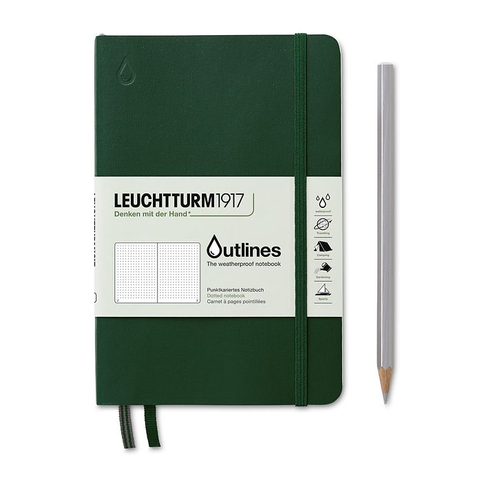 Leuchtturm Outlines Notebook- Walden Green