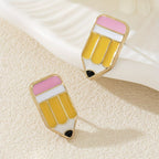 Pencil Stud Earrings