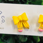 Pencil Bow Studs