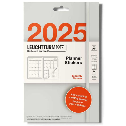 Leuchtturm1917 Planner Stickers 2025- Monthly