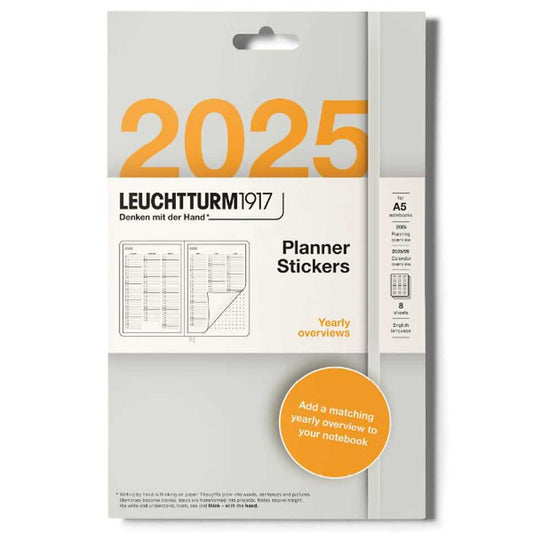 Leuchtturm1917 Planner Stickers 2025- Yearly