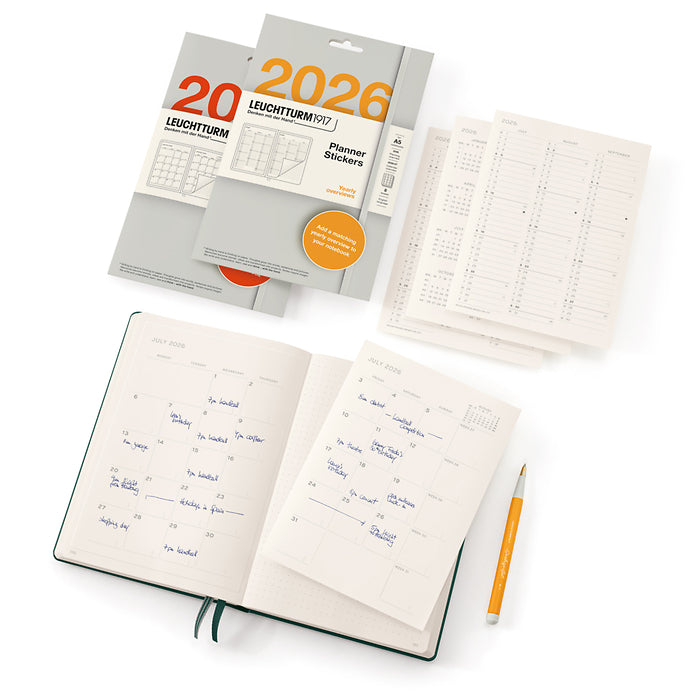 Leuchtturm1917 Planner Stickers 2026- Monthly