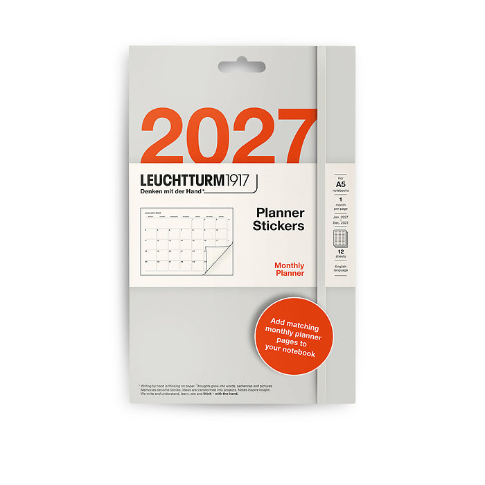 Leuchtturm1917 Planner Stickers 2027- Monthly