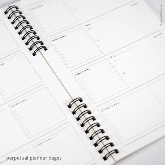 Dated Coral Weekly Planner