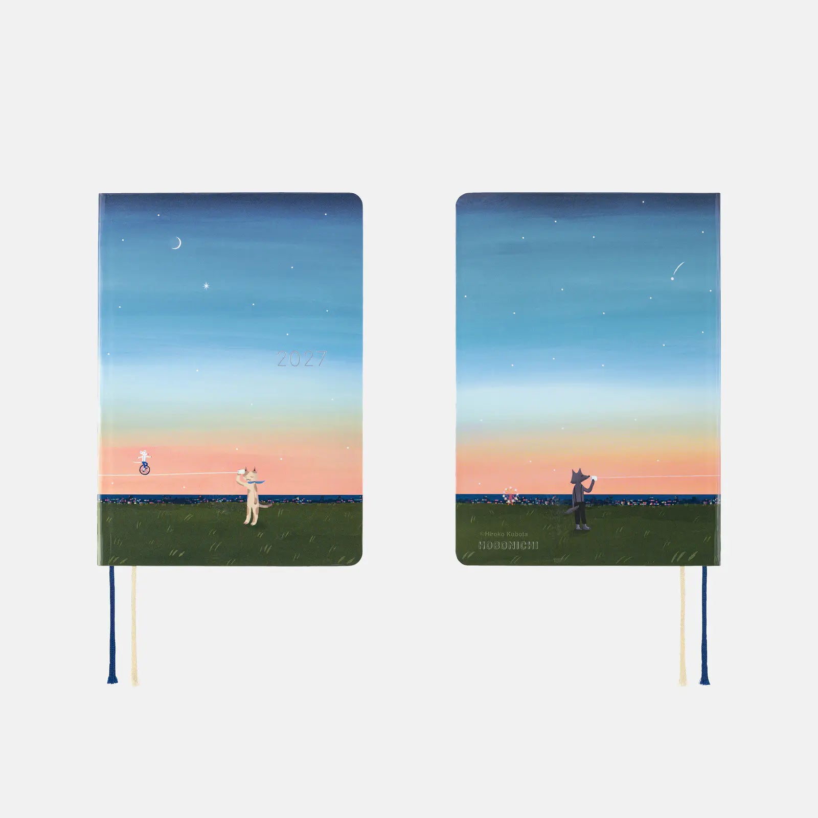 Hobonichi Techo 2027 HON A6 Hiroko Kubota: String Telephone Until the Moon is Full
