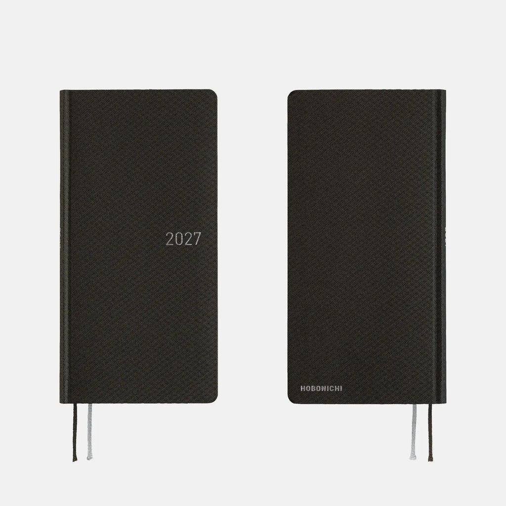 Hobonichi Techo 2027 Weeks Paper Series: Black Argyle