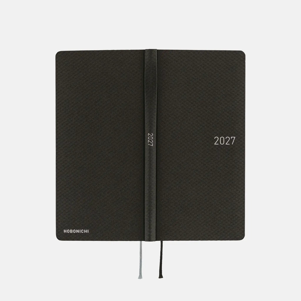 Hobonichi Techo 2027 Weeks Paper Series: Black Argyle