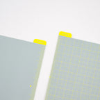 Hobonichi Techo Accessories - Pencil Board for Weeks (Ice Gray x Yellow)