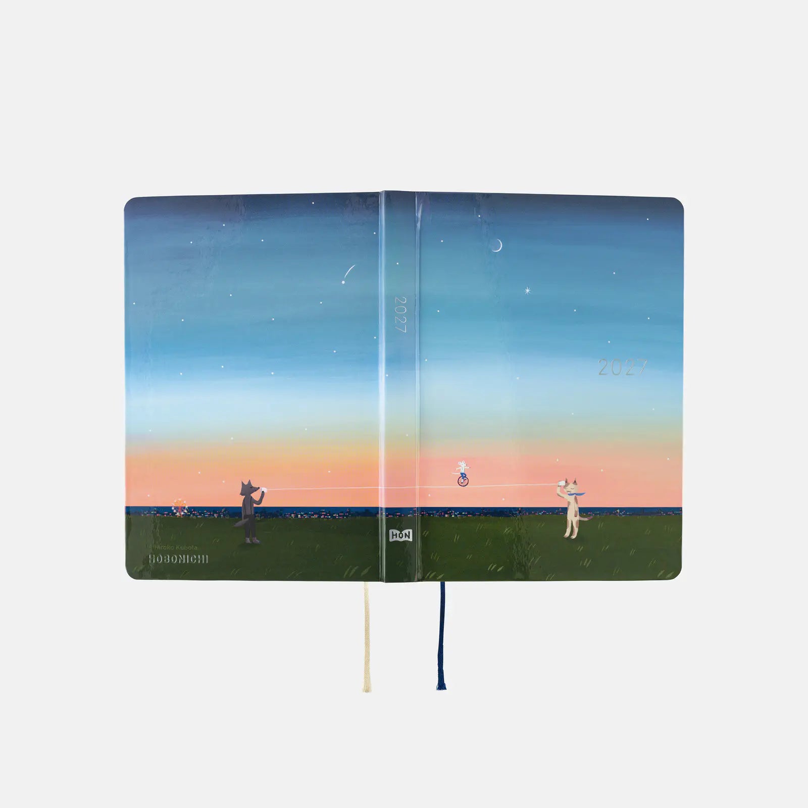 Hobonichi Techo 2027 HON A6 Hiroko Kubota: String Telephone Until the Moon is Full