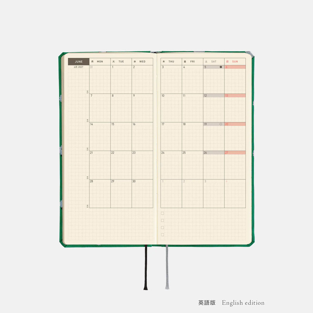 Hobonichi Techo 2027 Weeks Bow & Tie: Sheep Sheep Sheep