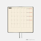 Hobonichi Techo 2027 Weeks Paper Series: Black Argyle
