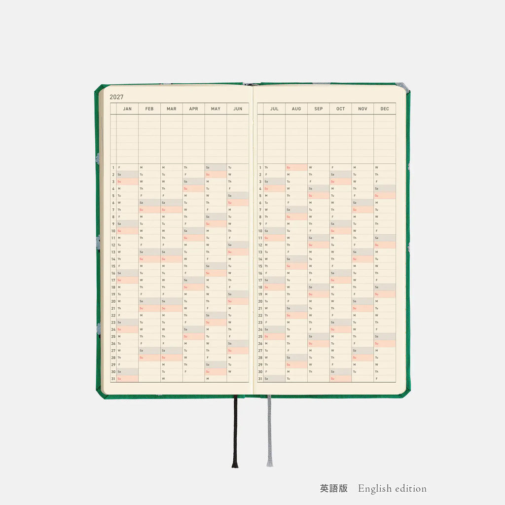 Hobonichi Techo 2027 Weeks Bow & Tie: Sheep Sheep Sheep
