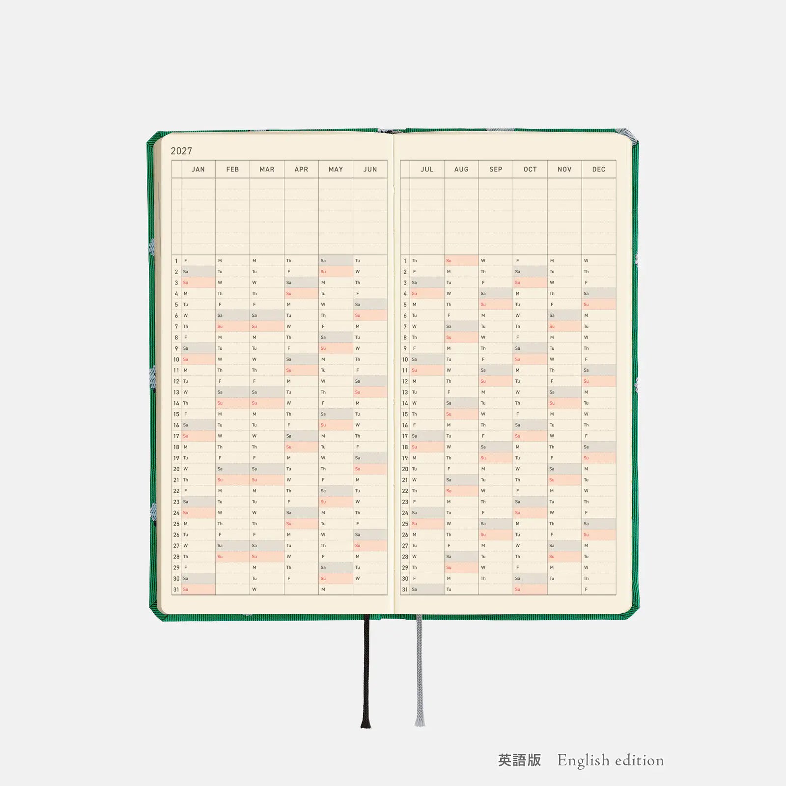 Hobonichi Techo 2027 Weeks Bow & Tie: Sheep Sheep Sheep