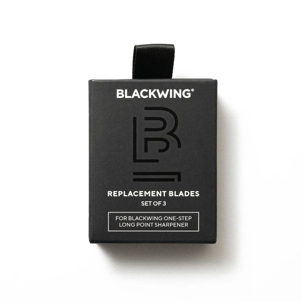 Blackwing One-Step Long Point Sharpener Replacement Blades (3)