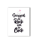 Rock & Cock Card