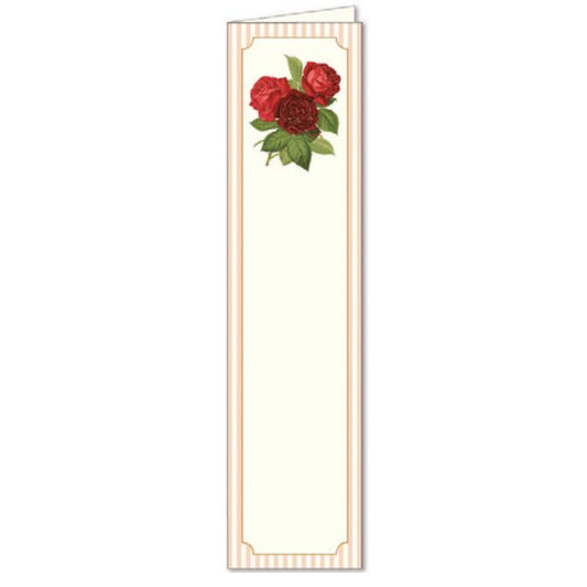 Roses Folded Bookmark