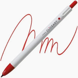 CLiCKART Retractable Felt Tip Marker