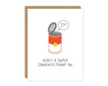 Souper Condensed Thank You Card
