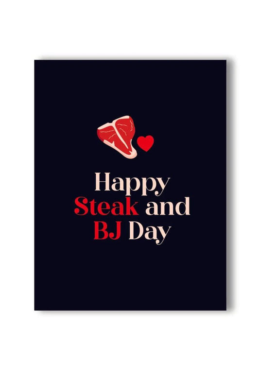 Steak & BJ Card