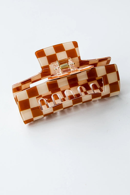 Checkered Claw Clip