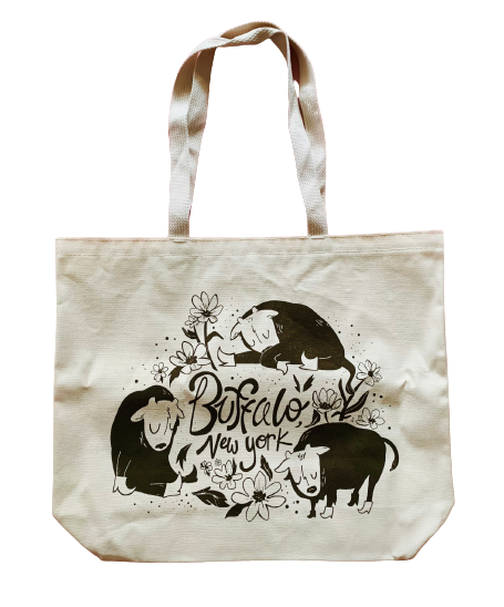 Buffalo in Boots tote
