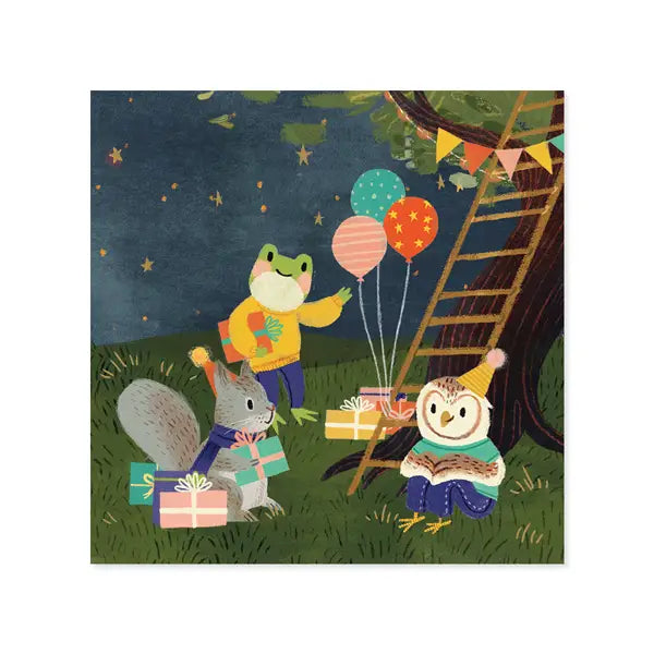 Treehouse Pop-Up Card