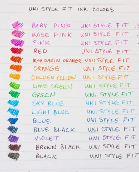 Uni Style Fit Meister 5 - .28mm Refills
