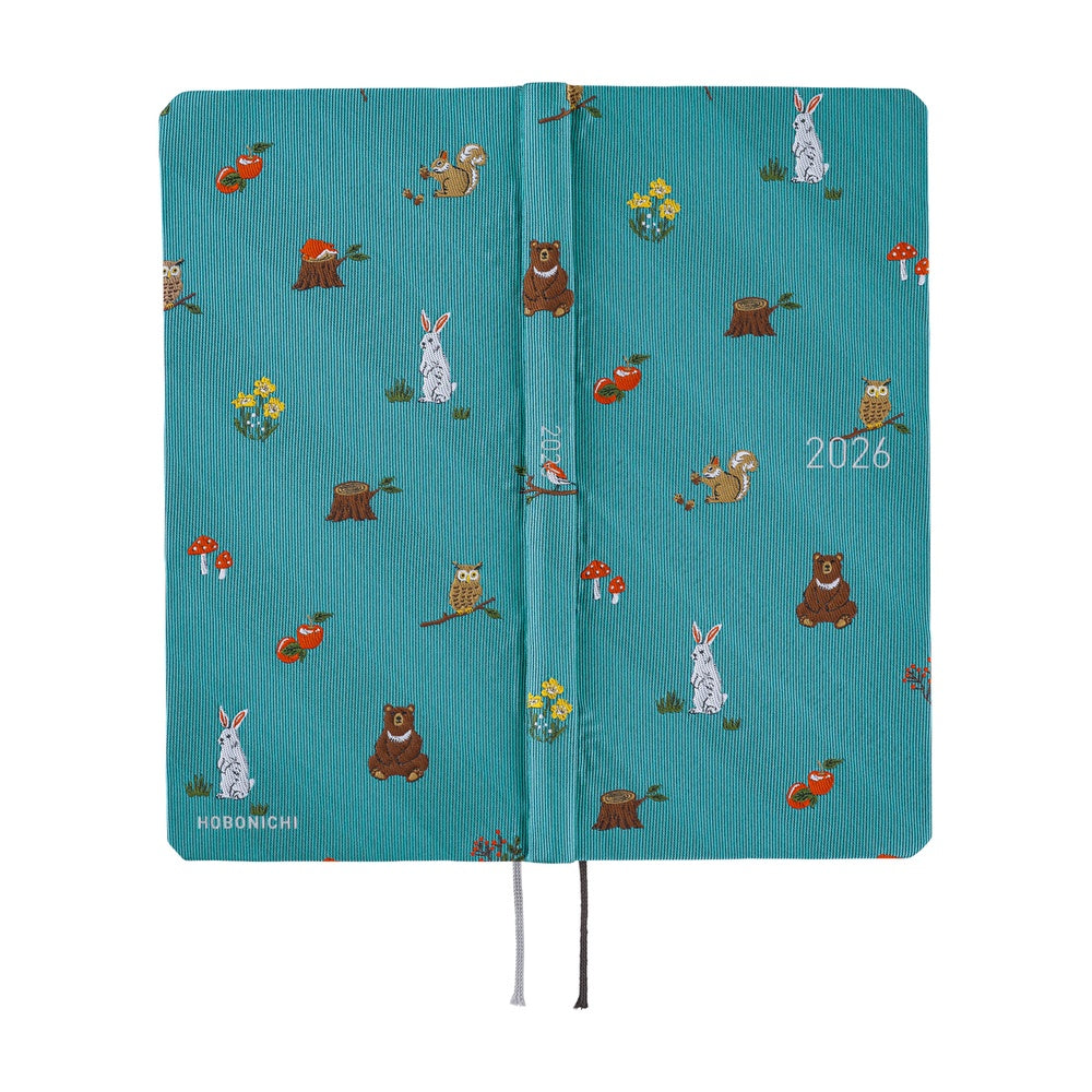 Hobonichi Techo 2026 Weeks- Bow & Tie: In the Forest